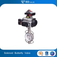 Butterfly Valve With Solenoid Switch Box