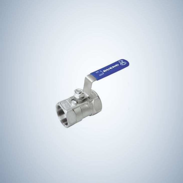 Cast Steel 1 Piece Threaded Ball Valve