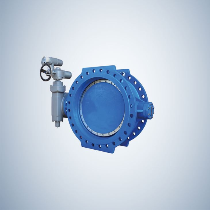 Ductile Iron Double Offset Butterfly Valve