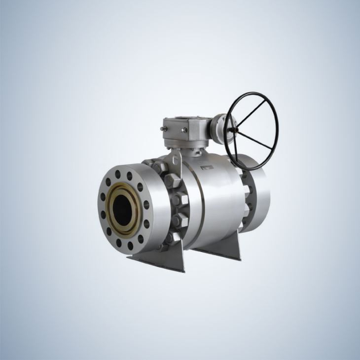 Flange Cast Steel Trunnion Ball Valve