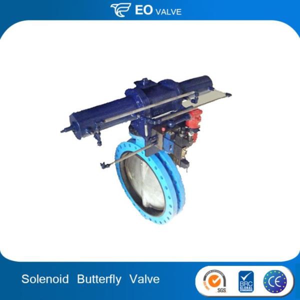 Solenoid Pneumatic Hydraulic Butterfly Valve