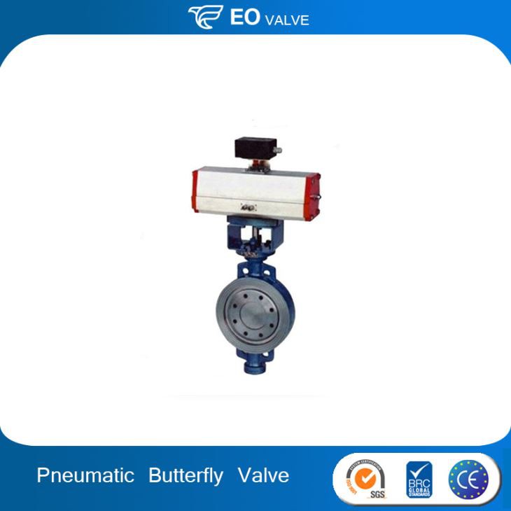 Three Eccentric Pneumatic Butterfly Valve